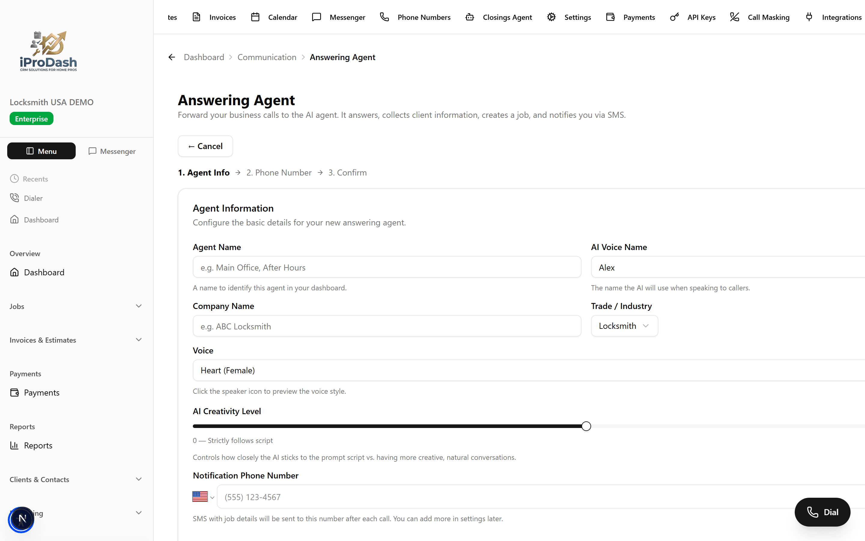 iProDash Train Your Agent screenshot